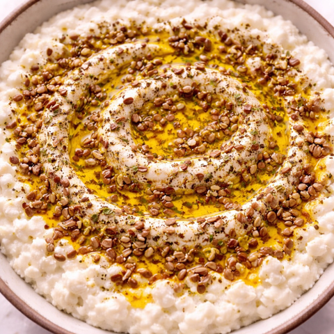 Cottage Cheese with Flaxseeds