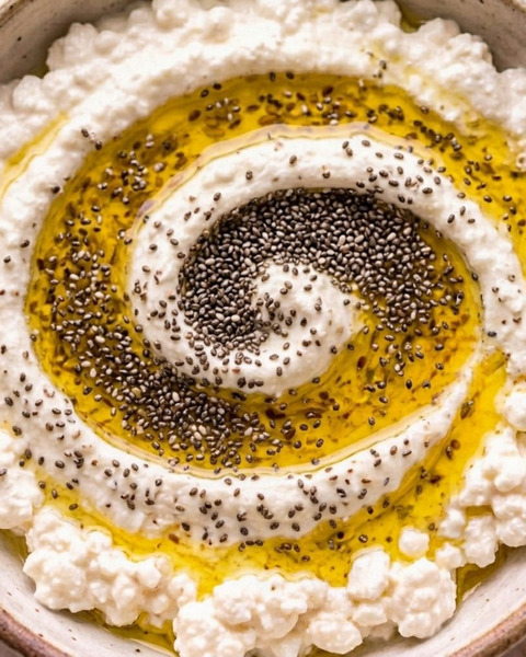 Cottage Cheese with Chia Seeds
