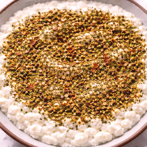 Cottage Cheese with Spicy Palestinian Thyme Cottage