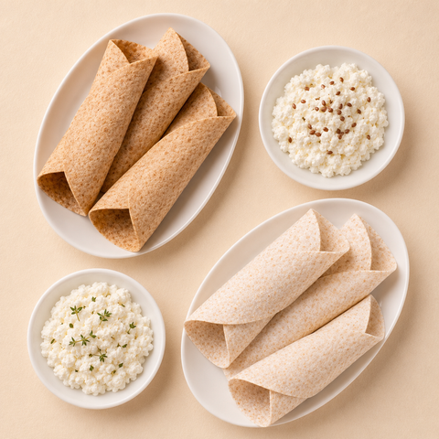 Tortilla and Cottage Cheese Bundle