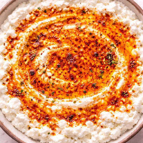 Cottage Cheese with Cayenne Pepper